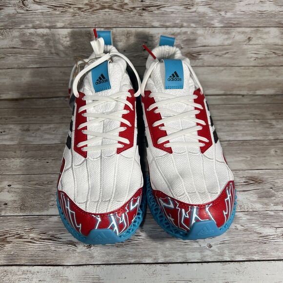 Adidas Ultra 4D Mid Evolved x Marvel Spiderman 2 White IG5342 Men's Size 9 - Picture 2 of 7